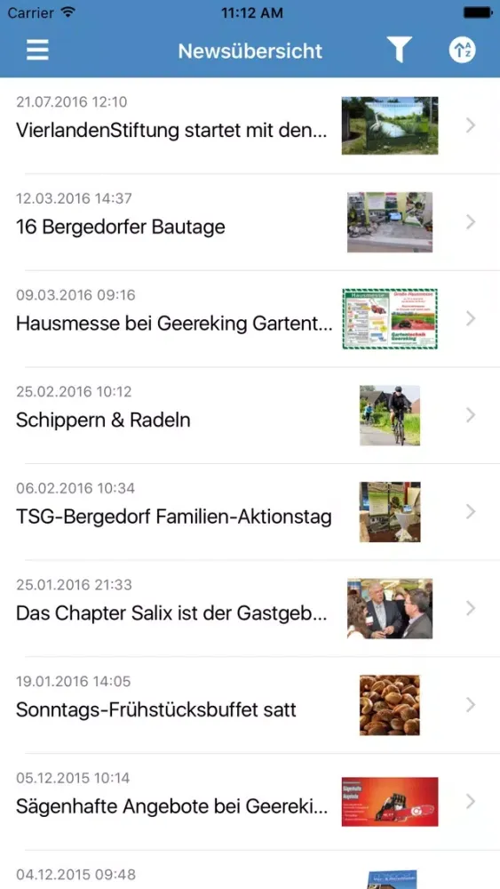Vier- & Marschlande App スクリーンショット