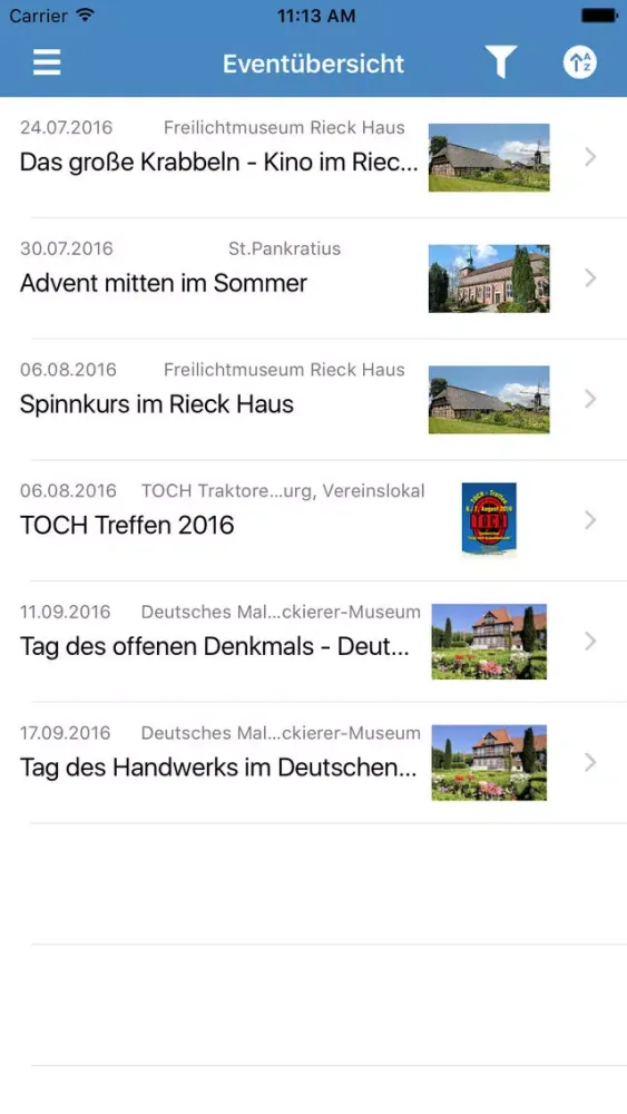 Vier- & Marschlande App スクリーンショット