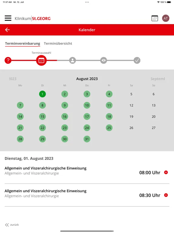 Klinikum St. Georg Leipzig iPad  Screenshots