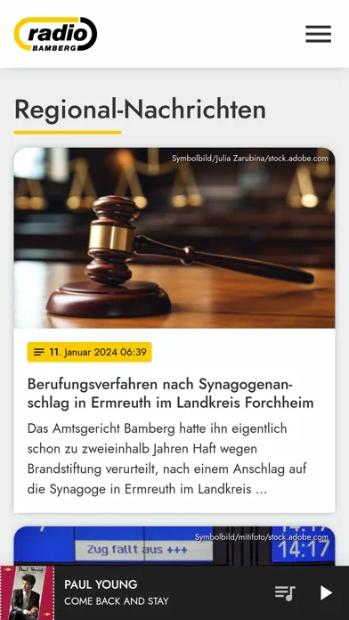 Скриншоты Radio Bamberg
