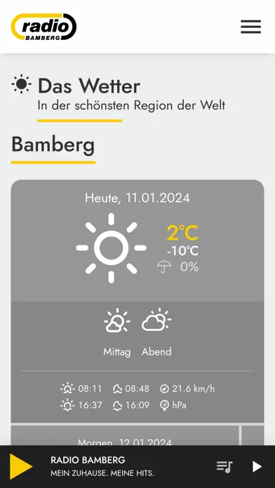 Скриншоты Radio Bamberg