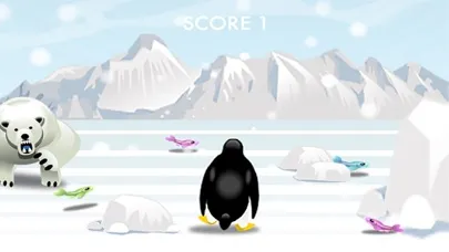 Capturas de tela do Penguin 3D Arctic Runner LT