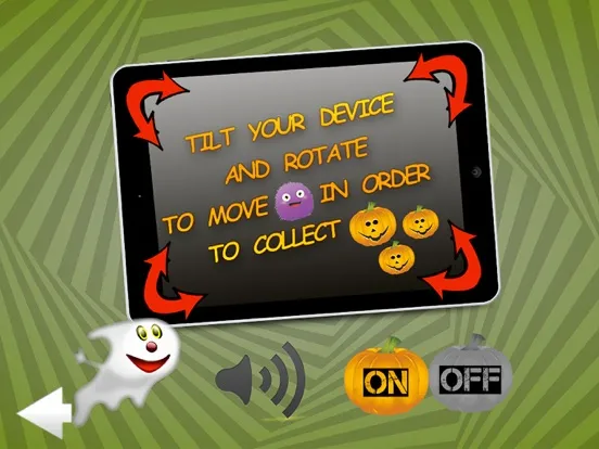 Zrzuty ekranu Halloween Pumpkin Fright Night iPad 