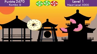 Tangkapan skrin Ninja Donut Klopper