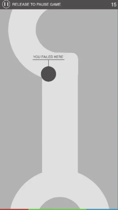 Ảnh chụp màn hình của Hold The Finger On The Line LT