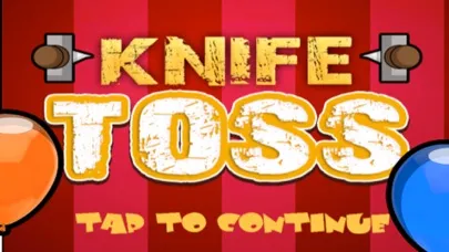 Tangkapan layar The Circus Knife Toss Game