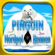 Pinguin Nordpol Rennen