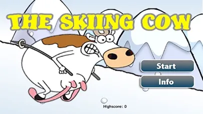 The Crazy Skiing Cow应用截图