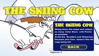 The Crazy Skiing Cow应用截图