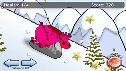 The Crazy Skiing Cow应用截图