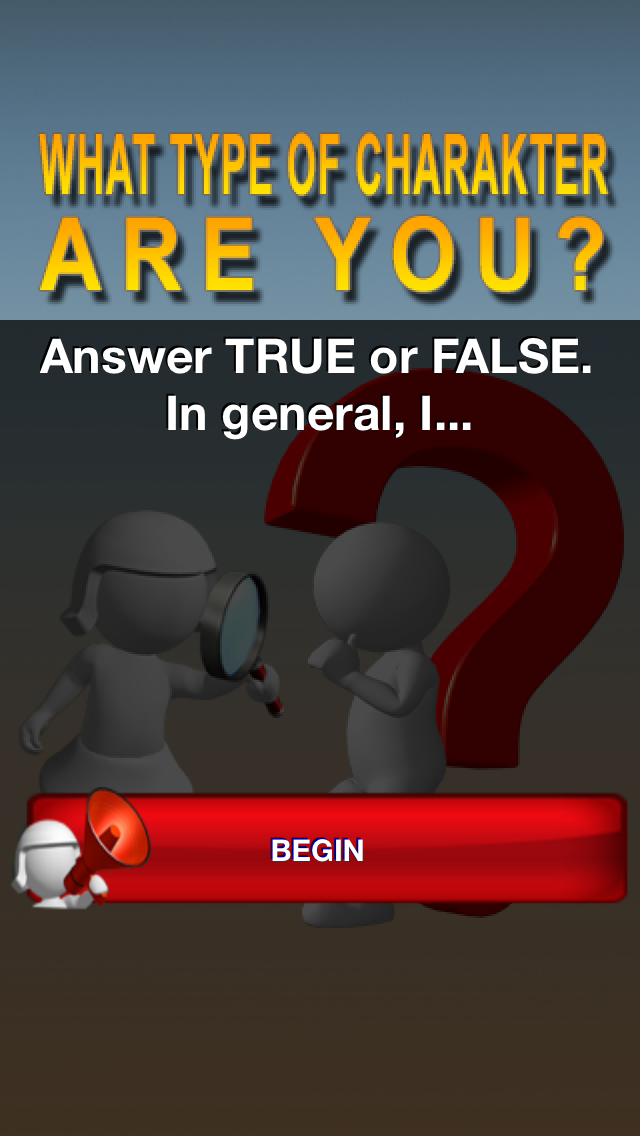 Captures d'écran de What Type Of Charakter Are You - What Is Your Personality?