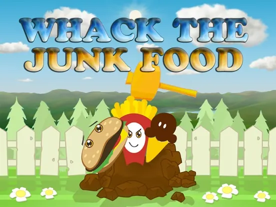 Capturas de pantalla de Whack The Junk Food Away iPad 