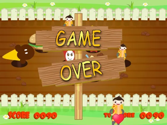 Capturas de pantalla de Whack The Junk Food Away iPad 