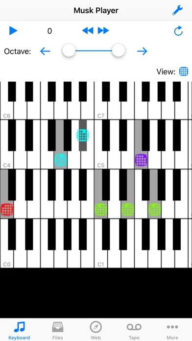 Musk MIDI Player سکرین شاٹس