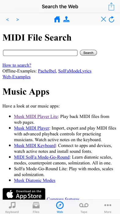 Musk MIDI Player سکرین شاٹس