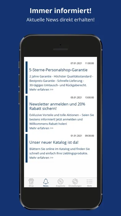 Personalshop Schweiz スクリーンショット