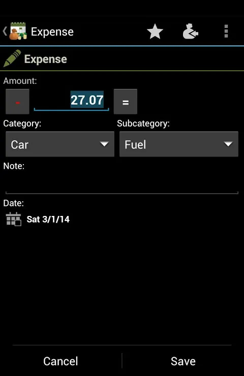 Capturas de pantalla de Expenses Recorder - Easy and fast finance tracker