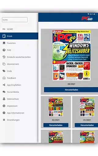 Tangkapan skrin PCgo Magazin
