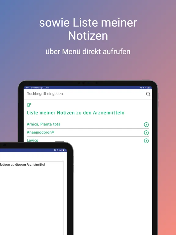 Скриншоты Arzneimittel (Weleda AG, D) iPad 