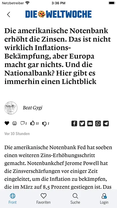 Weltwoche Deutschland Screenshots