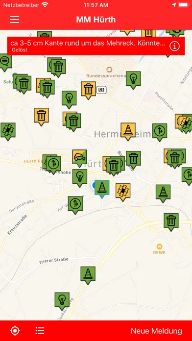 Mängelmelder Hürth Screenshots