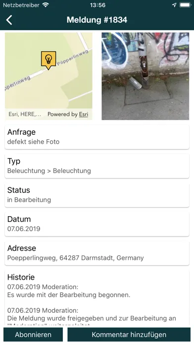 Mängelmelder Screenshots