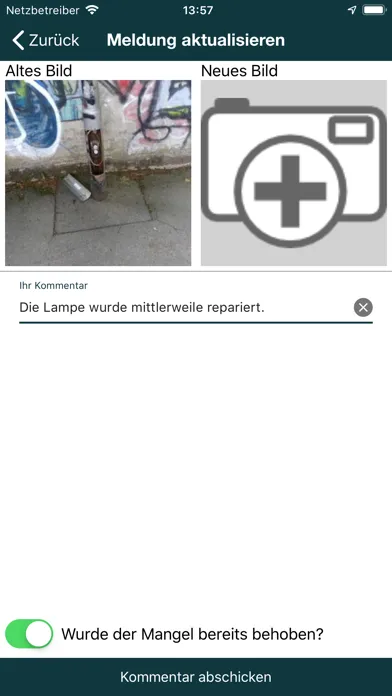 Mängelmelder Screenshots