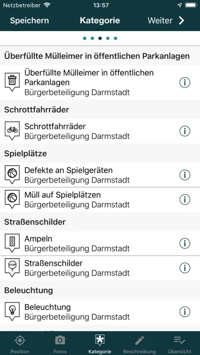 Mängelmelder Screenshots