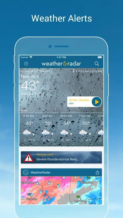 Weather & Radar - Storm alerts Screenshots
