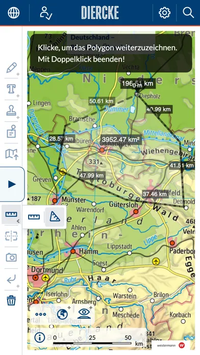 Ảnh chụp màn hình của Diercke Atlas