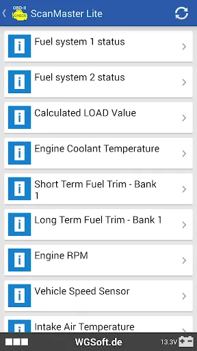 ScanMaster for ELM327 OBD-2 سکرین شاٹس
