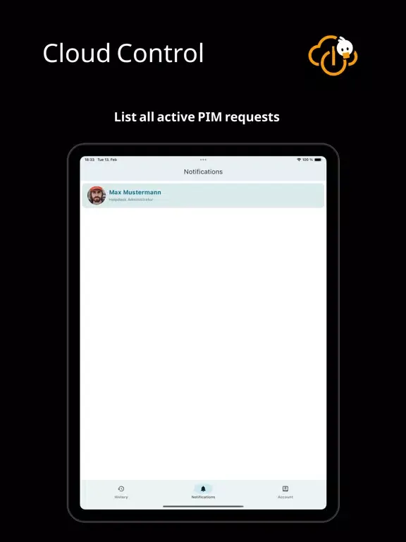 Cloud Control for Entra ID PIM iPad  স্ক্রিনশট