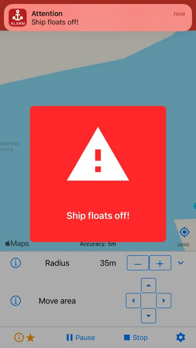 Anchor Alarm / Watch Screenshots