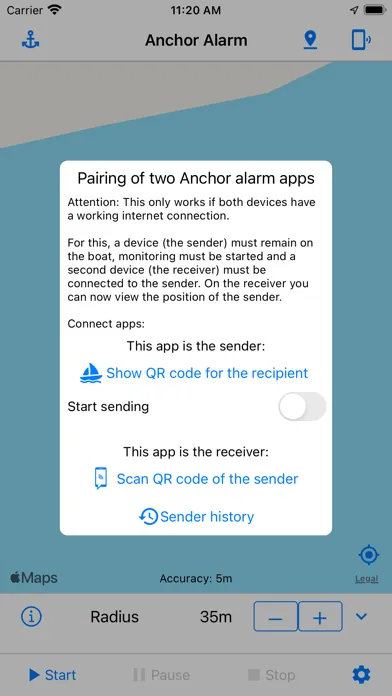 Anchor Alarm / Watch Screenshots