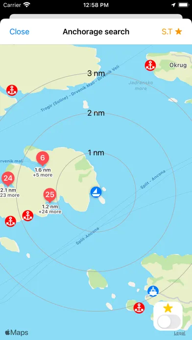 Anchor Alarm / Watch Screenshots