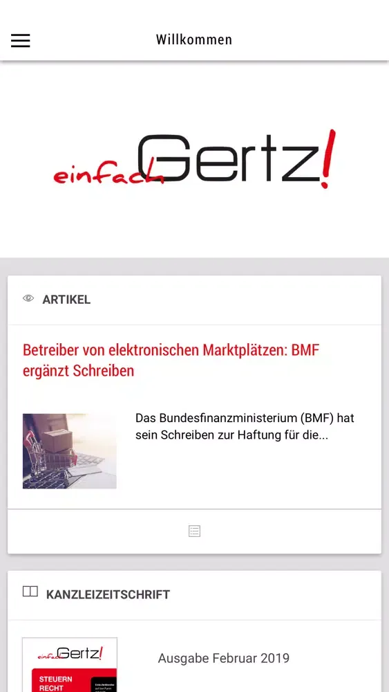 einfach Gertz! Ekran Görüntüleri