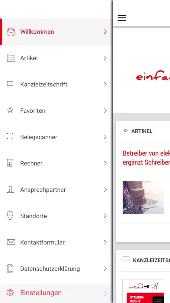 einfach Gertz! Ekran Görüntüleri