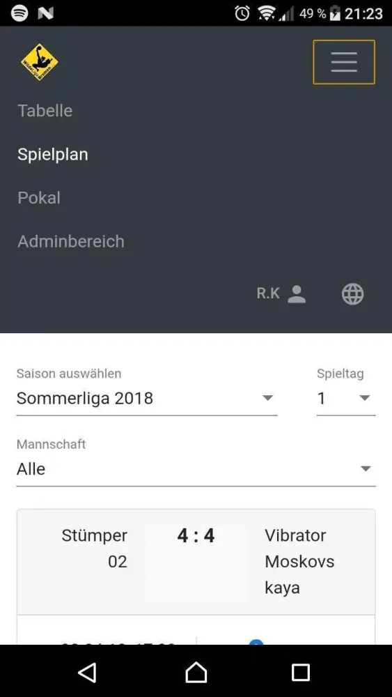 Wilde Liga Bremen应用截图