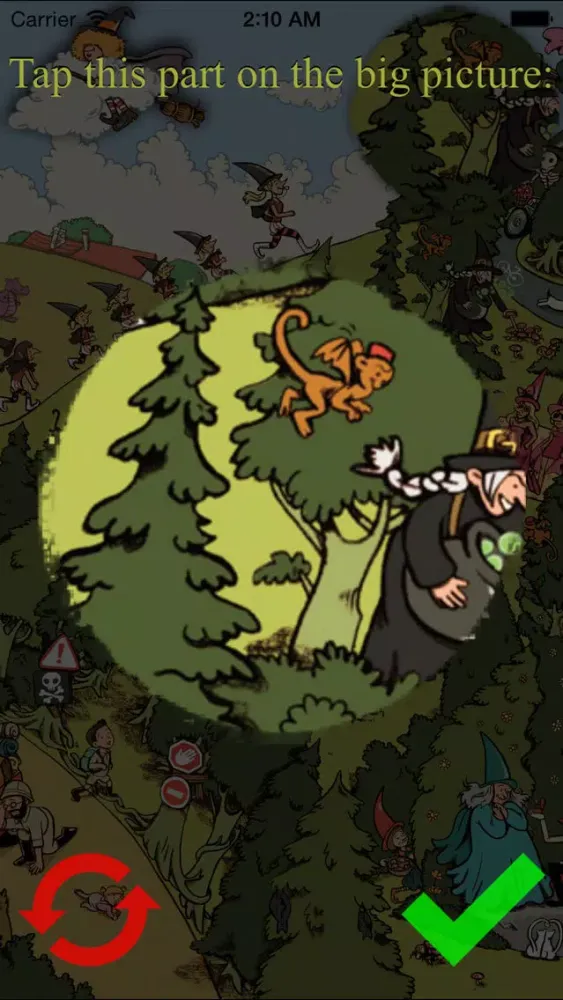 Capturas de pantalla de Witches Wimmelbook App