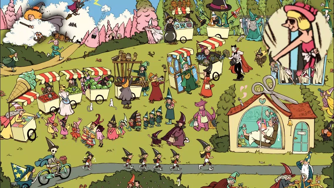 Capturas de pantalla de Witches Wimmelbook App