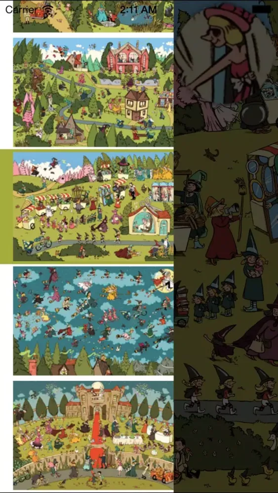 Capturas de pantalla de Witches Wimmelbook App