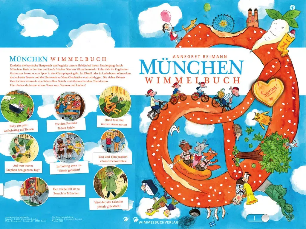 Munich Wimmelbuch App iPad  Screenshots