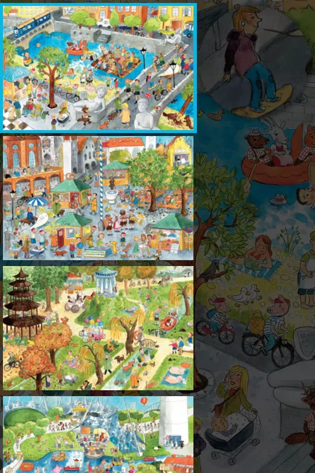 Munich Wimmelbuch App Screenshots