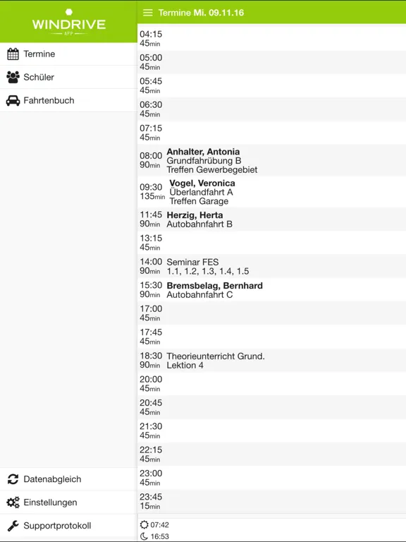 Screenshot di WINDRIVE App iPad 