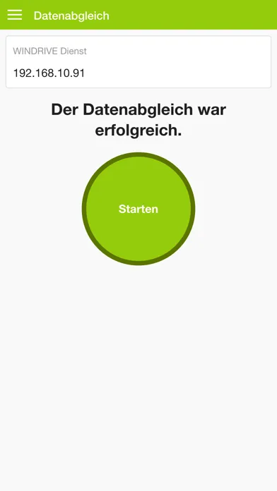 Screenshot di WINDRIVE App