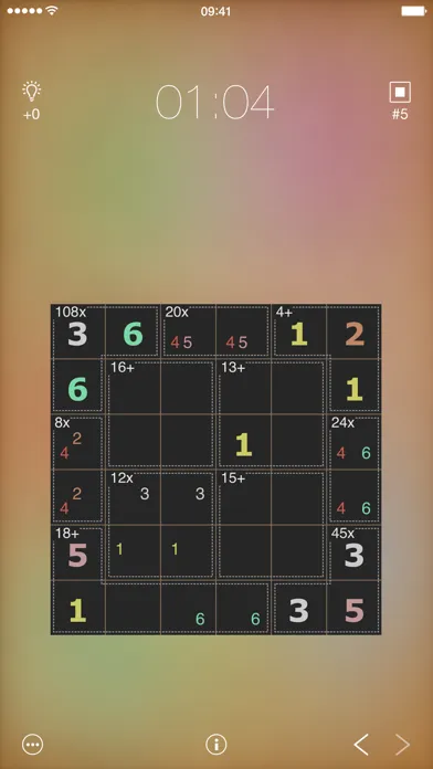 Скриншоты 9 digits - sudoku variations