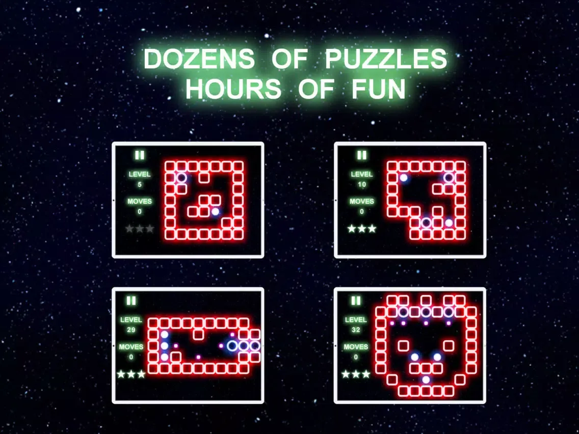 تصاویر Super Glow Puzzle iPad 