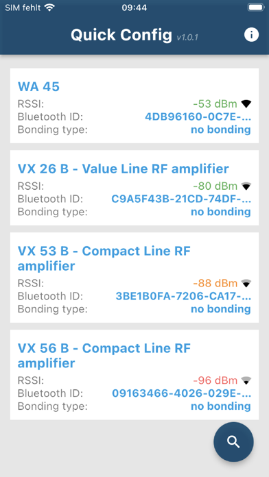 WISI Quick Config Screenshots