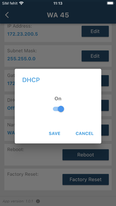 WISI Quick Config Screenshots