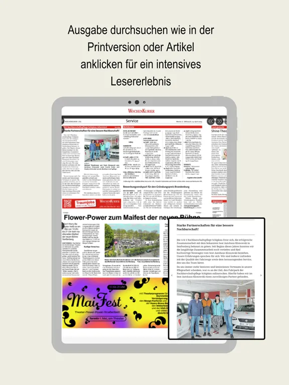 Captures d'écran de WochenKurier iPad 